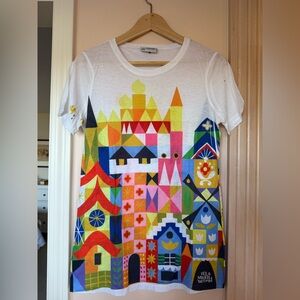 Disney Parks, Mary Blair Vintage, It’s a Small World” Tee-Shirt, Size Large